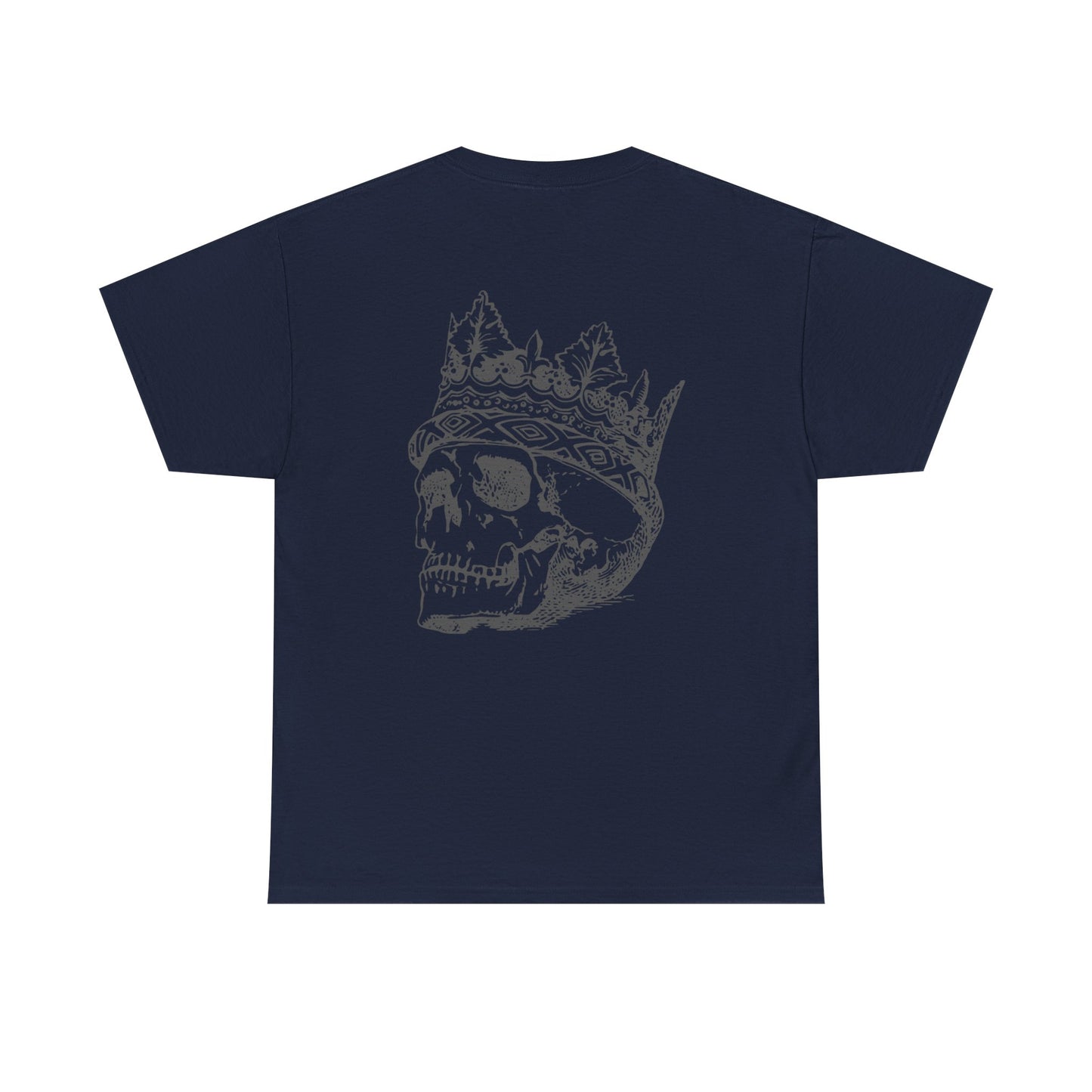 Skull King Graphic Tee — 'Dead Palace' Gothic Rock T-Shirt