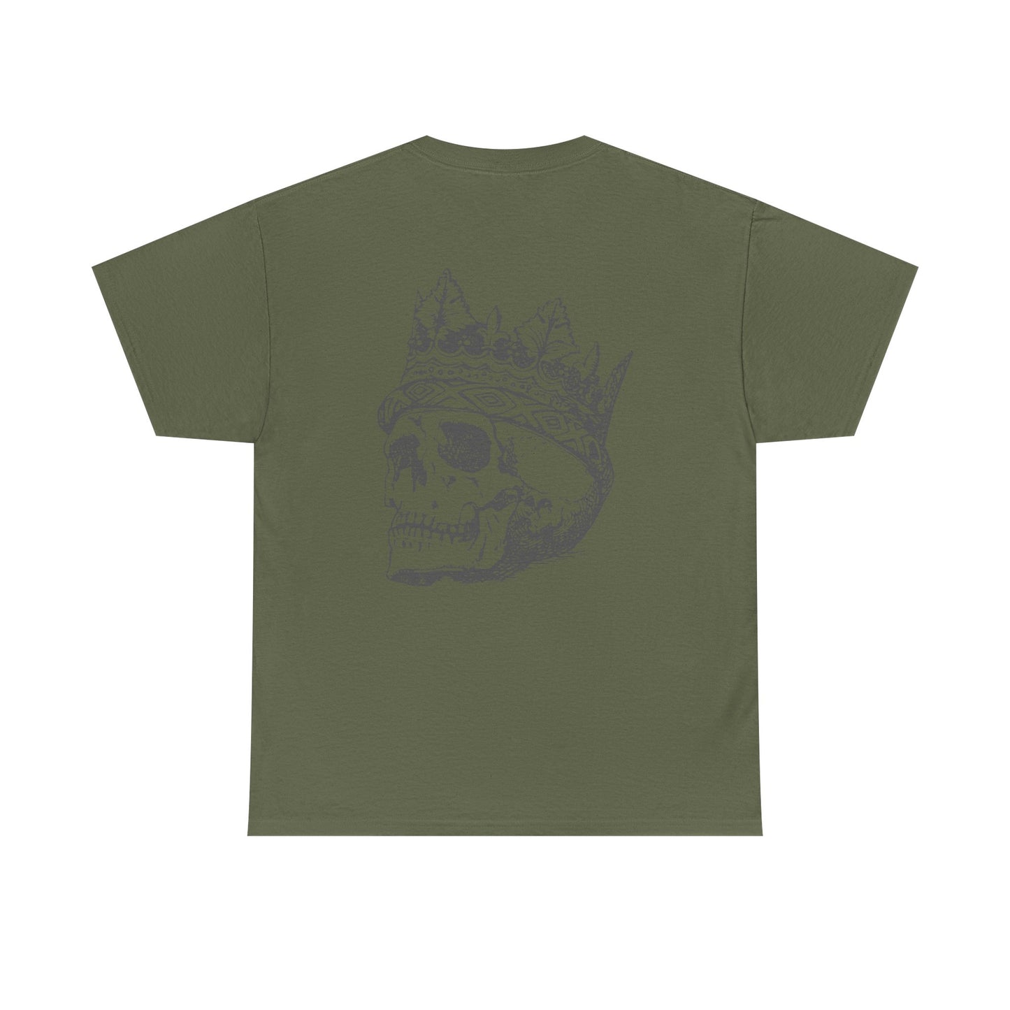 Skull King Graphic Tee — 'Dead Palace' Gothic Rock T-Shirt