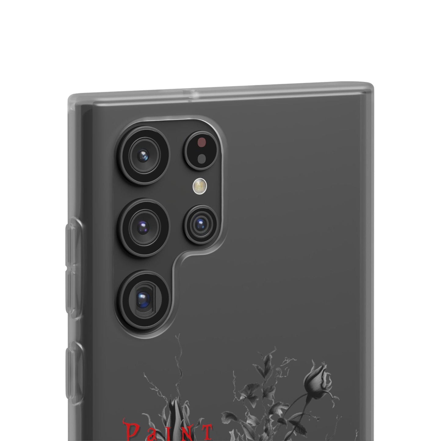 Red Rose Floral Phone Case — 'Paint the Red' Artistic iPhone Cover