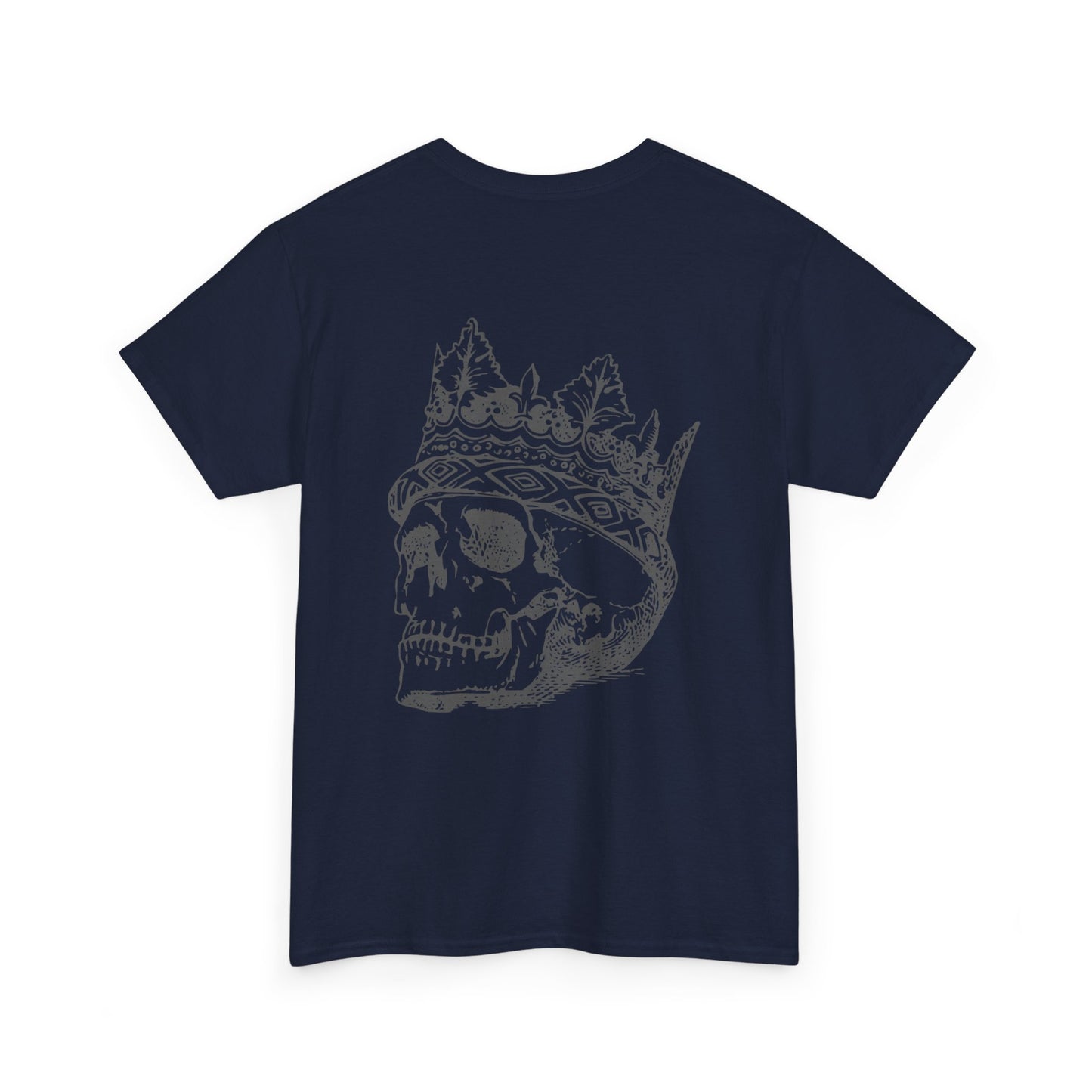 Skull King Graphic Tee — 'Dead Palace' Gothic Rock T-Shirt