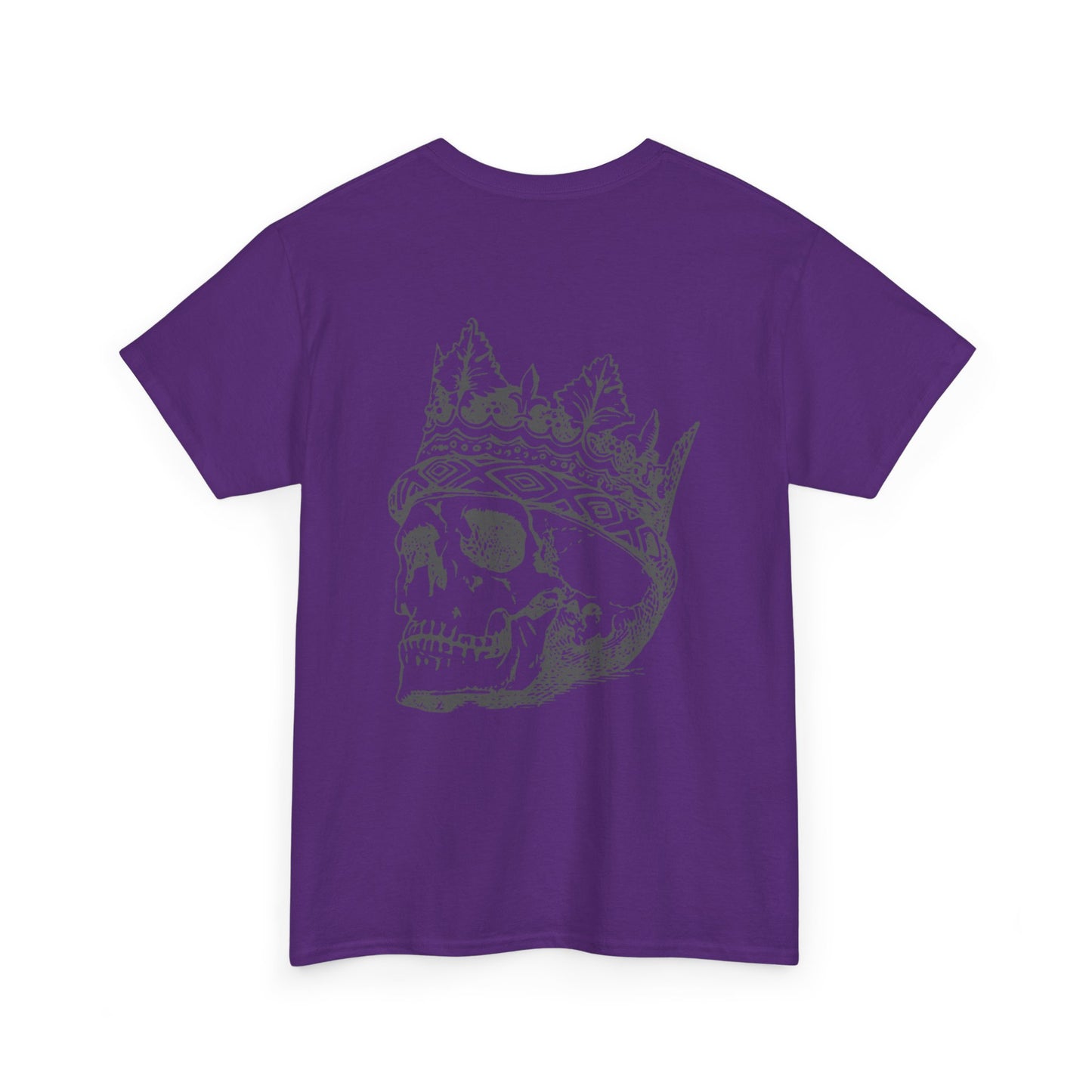 Skull King Graphic Tee — 'Dead Palace' Gothic Rock T-Shirt