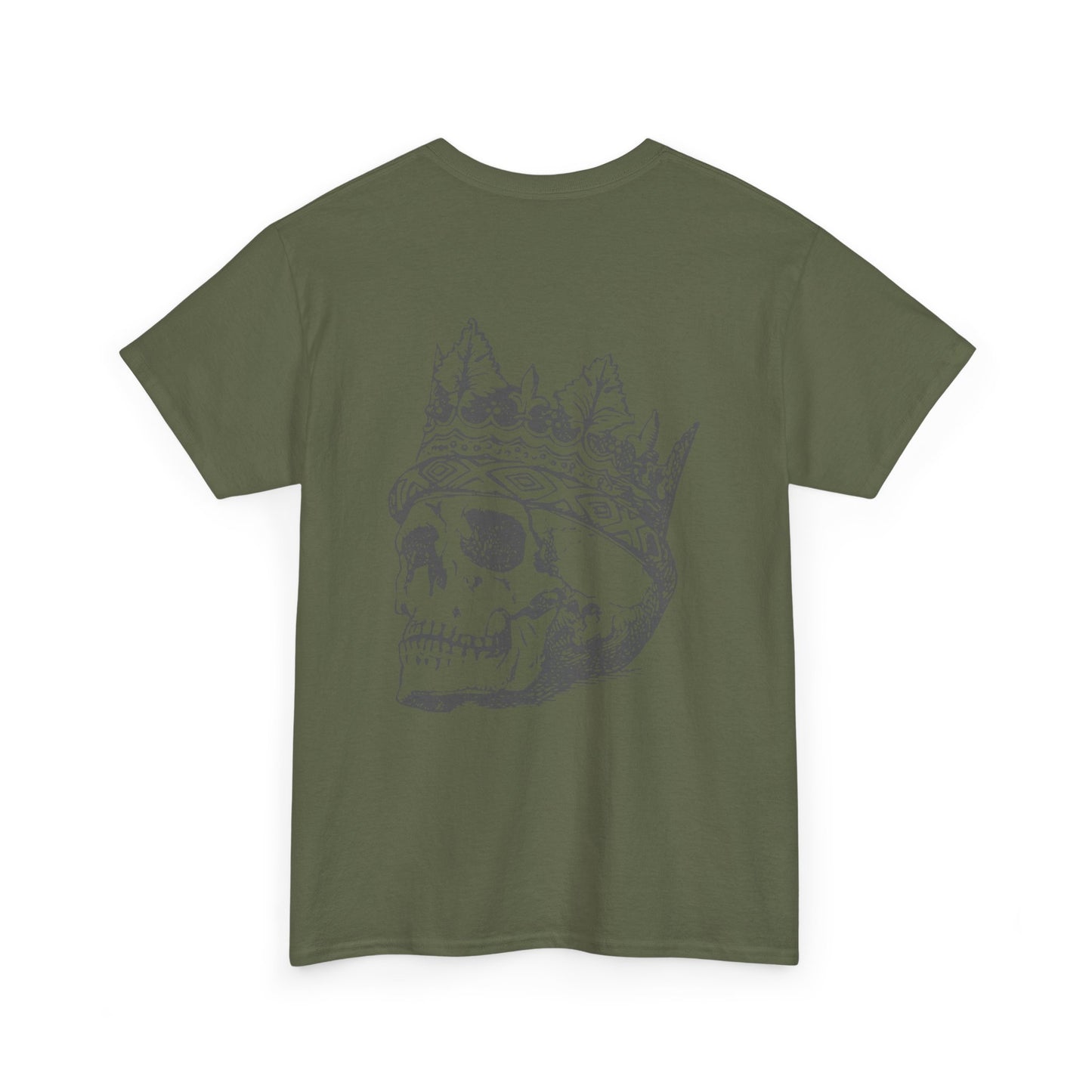 Skull King Graphic Tee — 'Dead Palace' Gothic Rock T-Shirt