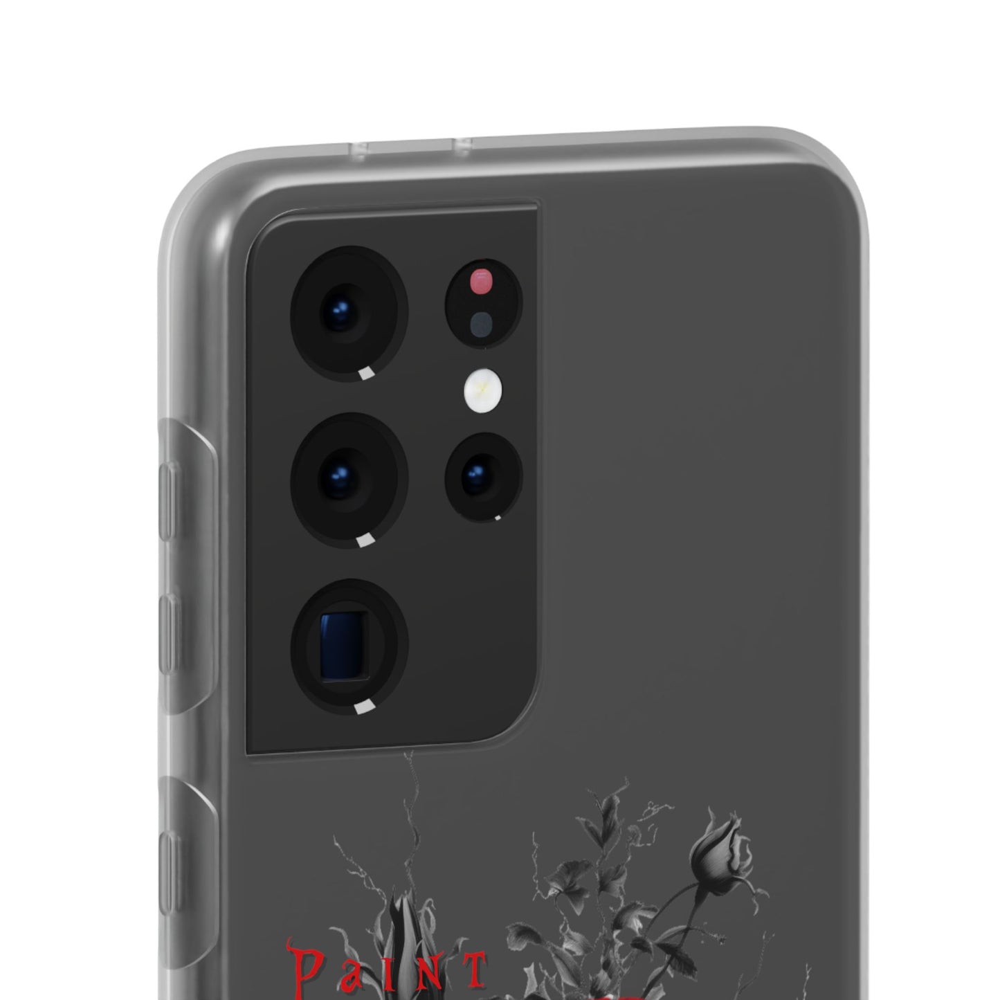 Red Rose Floral Phone Case — 'Paint the Red' Artistic iPhone Cover