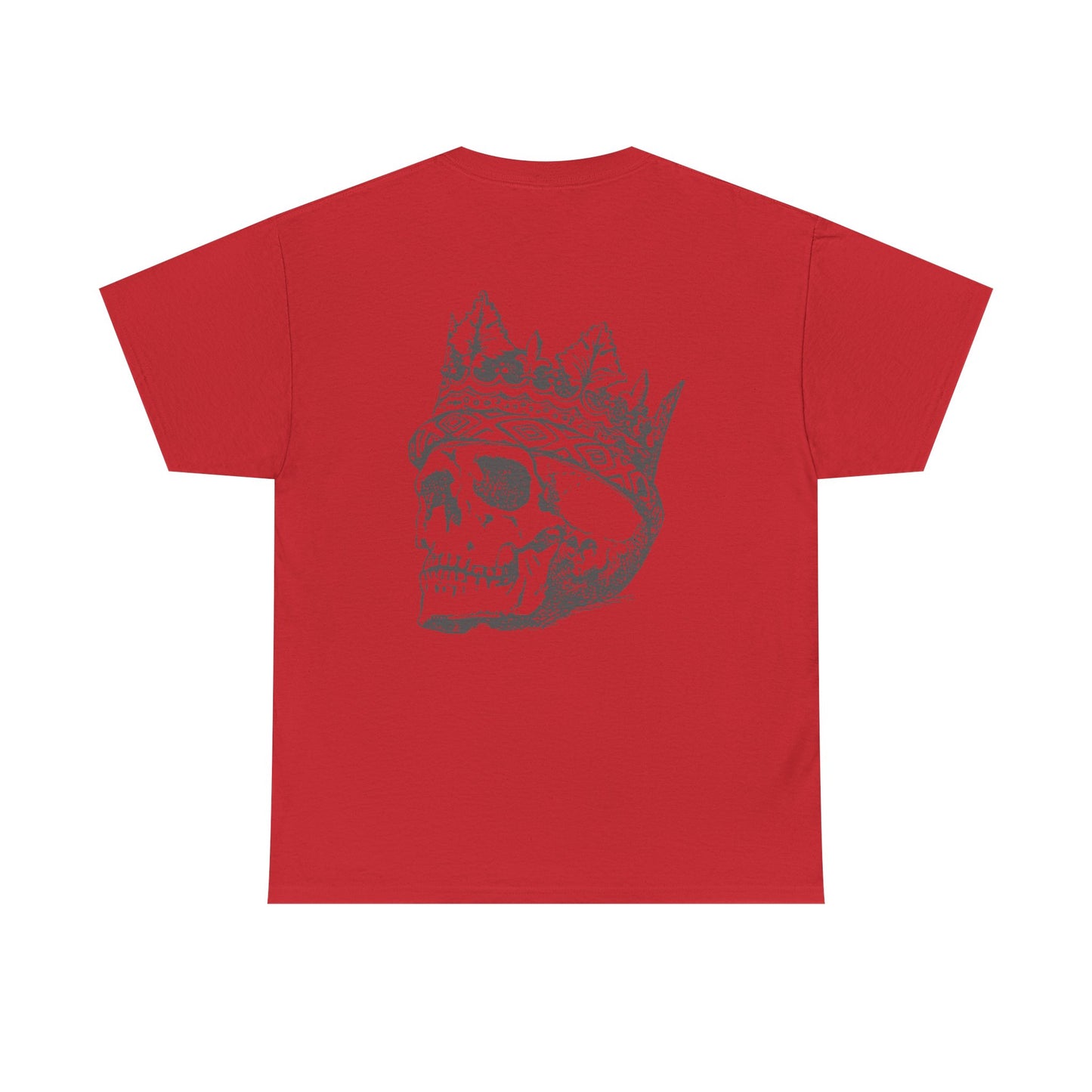 Skull King Graphic Tee — 'Dead Palace' Gothic Rock T-Shirt