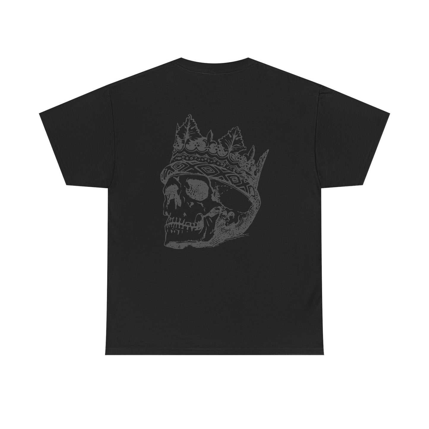 Skull King Graphic Tee — 'Dead Palace' Gothic Rock T-Shirt