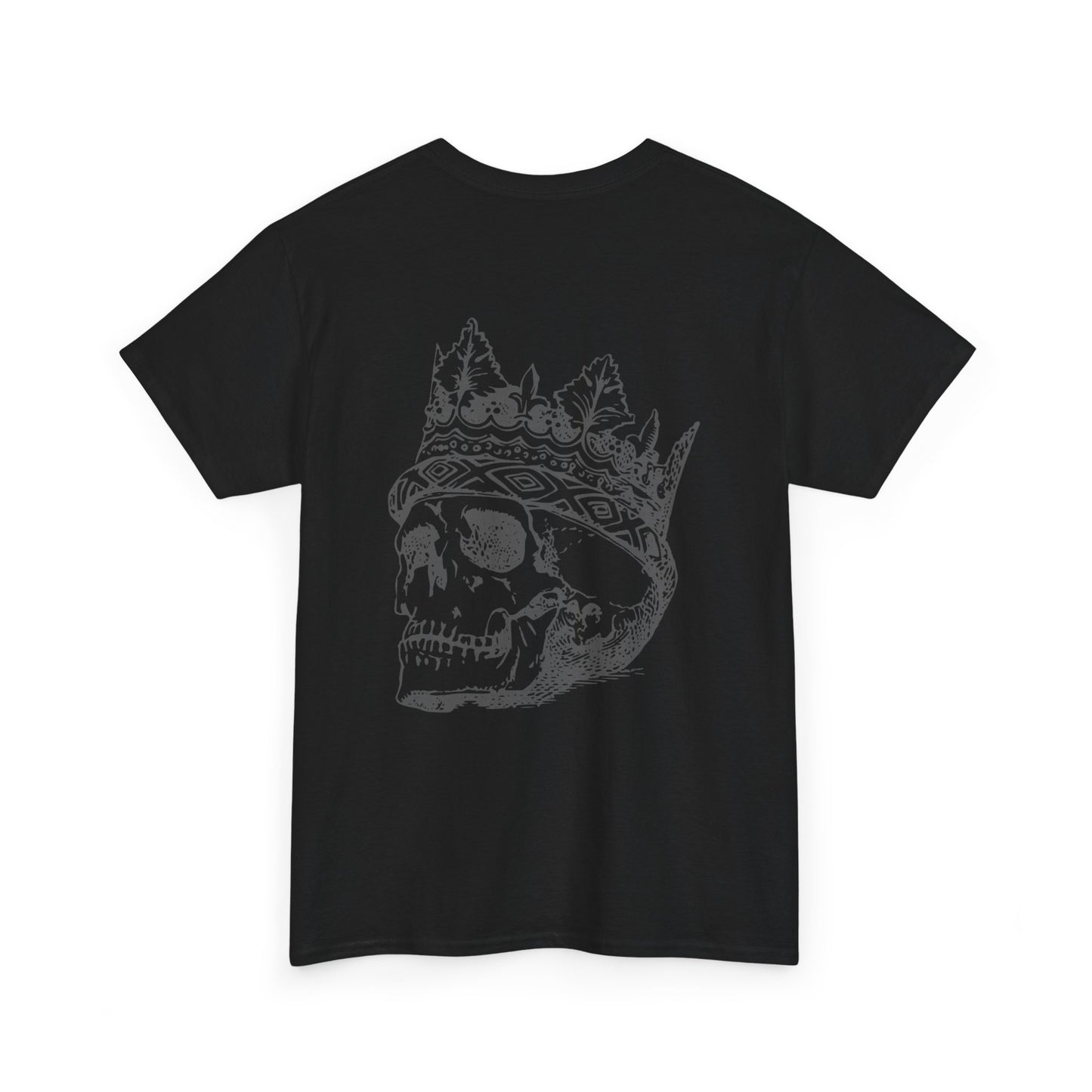 Skull King Graphic Tee — 'Dead Palace' Gothic Rock T-Shirt